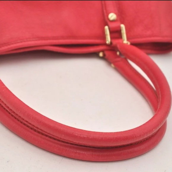 TORY BURCH Carnival Red Amanda Leather 2Way Shoulder/Hobo Tote Bag | PRELOVED ❤️ - Picture 7 of 16